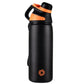 Noir / 1000 ml Bouteille Isotherme 1l Univers du Voyage