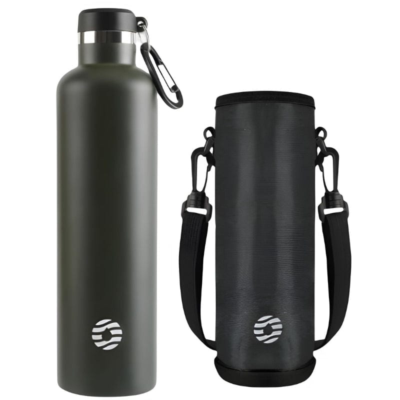 Vert / 1000 ml Bouteille Isotherme Inox Univers du Voyage