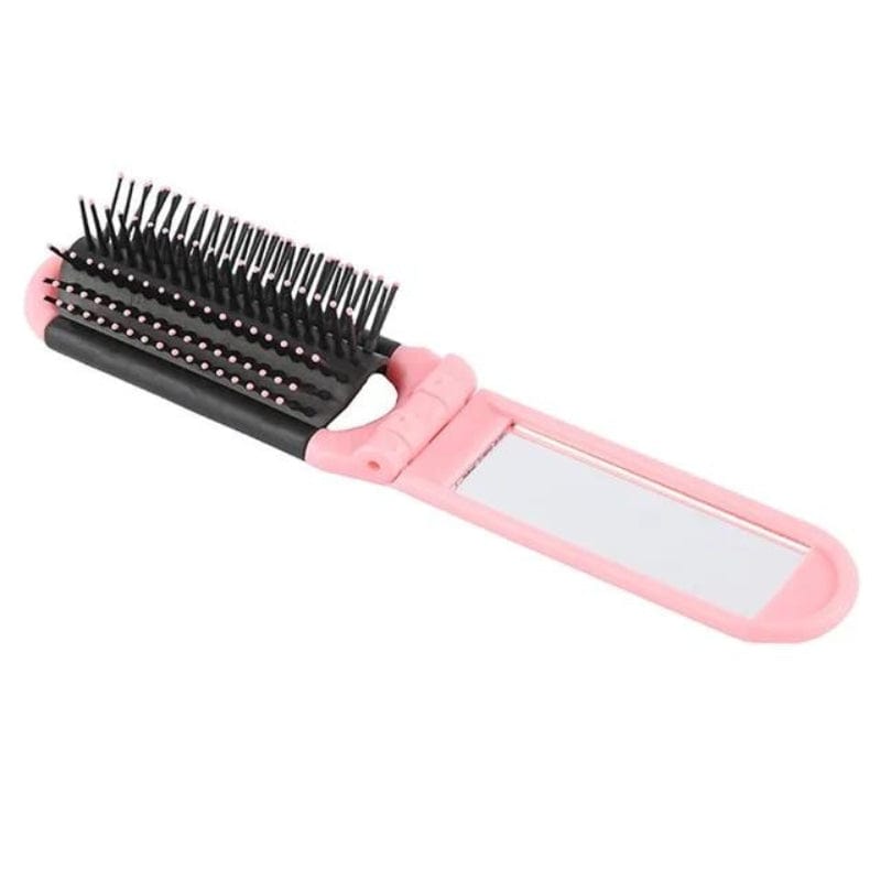 Rose Brosse Miroir De Poche Univers du Voyage
