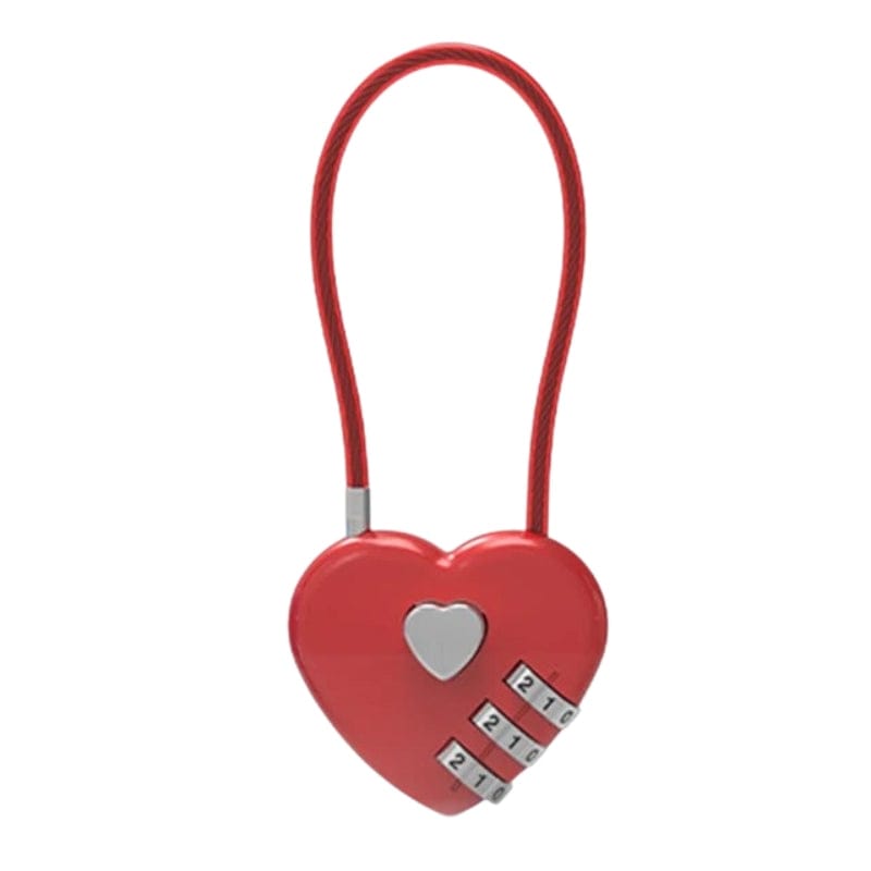 Rouge Cadenas à Chiffres pour Valise Univers du Voyage
