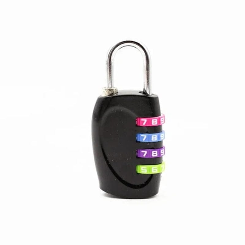 Noir / Modèle 2 Cadenas à Code 4 Chiffres Valise Univers du Voyage