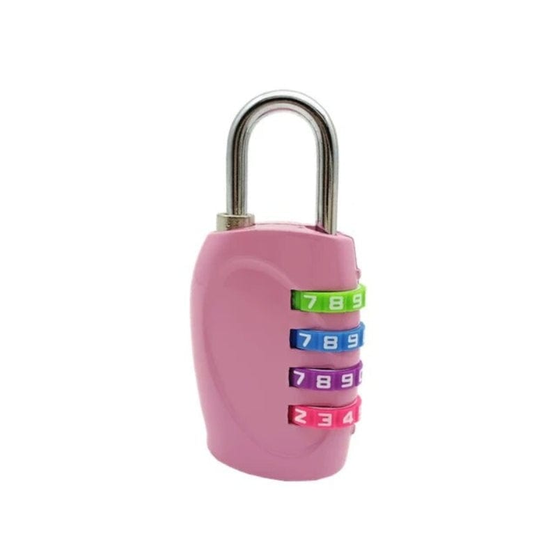 Rose / Modèle 2 Cadenas à Code 4 Chiffres Valise Univers du Voyage