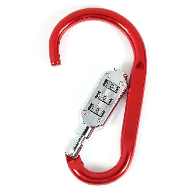 Rouge Cadenas pour Valise 3 Chiffres Univers du Voyage