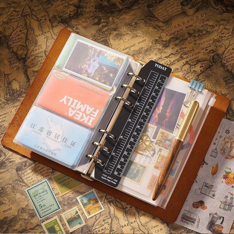 Carnet De Note Cuir Univers du Voyage