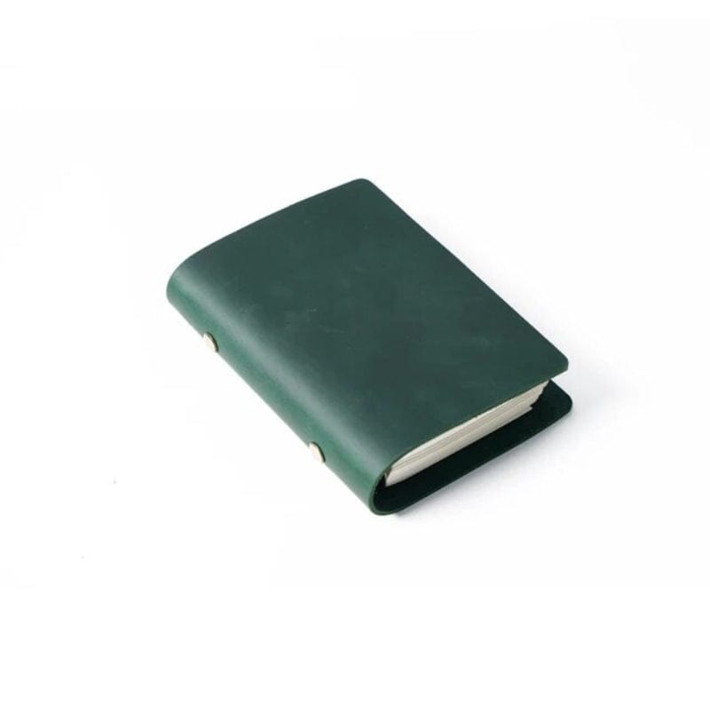 Vert / S Carnet De Note Cuir Univers du Voyage