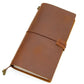 Marron / S (Format Passeport) Carnet De Note Vintage Univers du Voyage