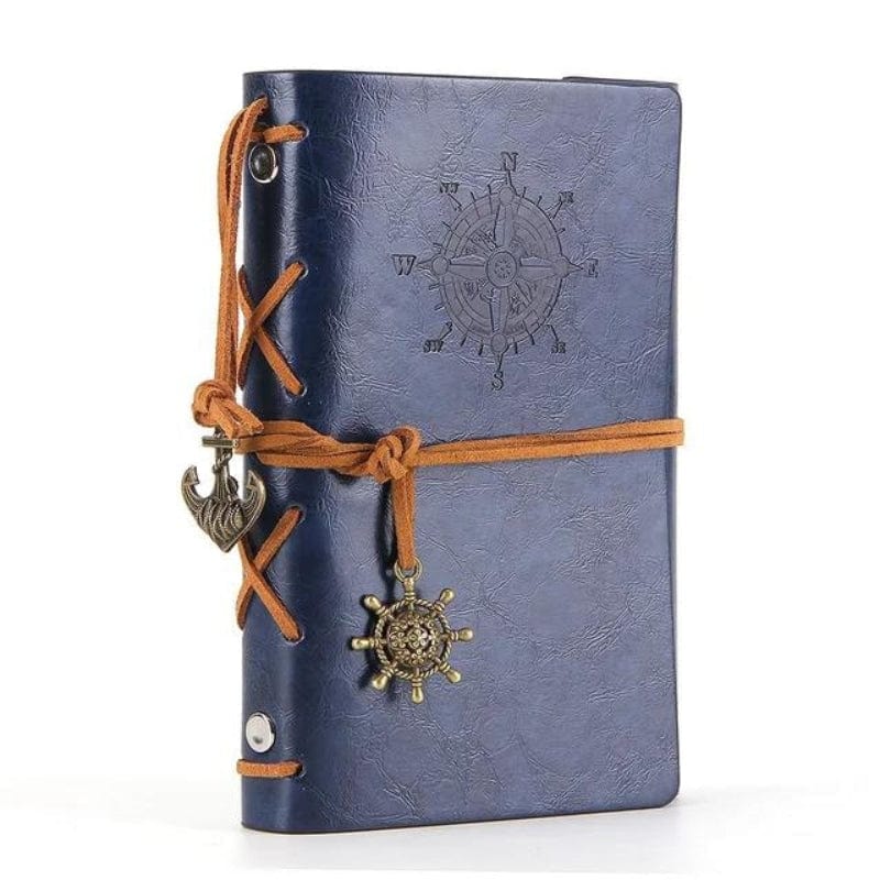 Bleu Carnet De Voyage Couverture Simili Univers du Voyage