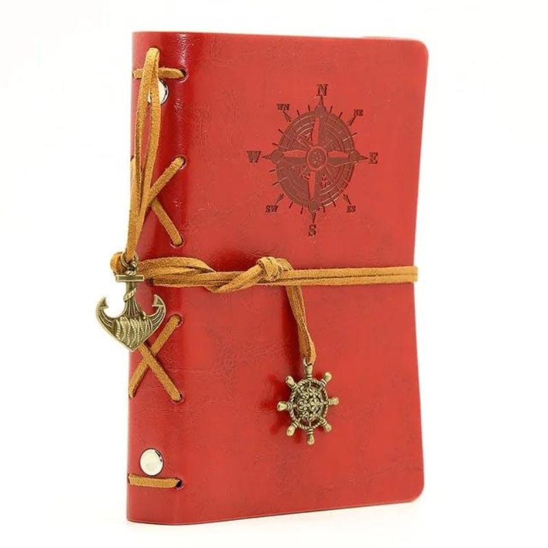 Rouge Carnet De Voyage Couverture Simili Univers du Voyage