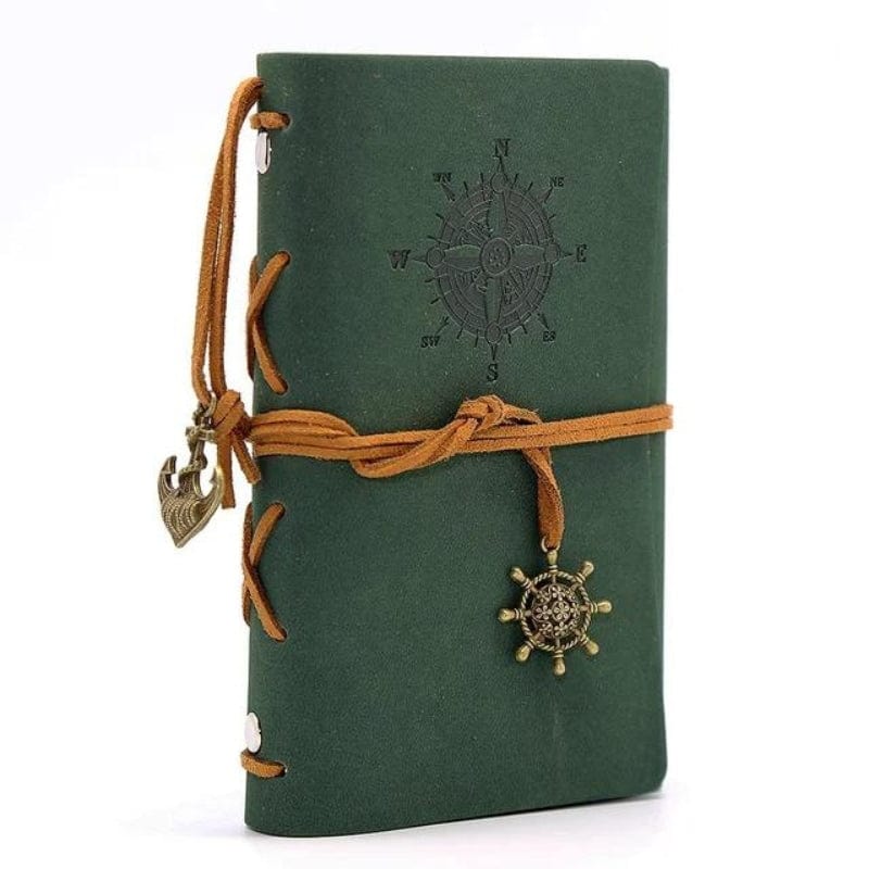 Vert Carnet De Voyage Couverture Simili Univers du Voyage