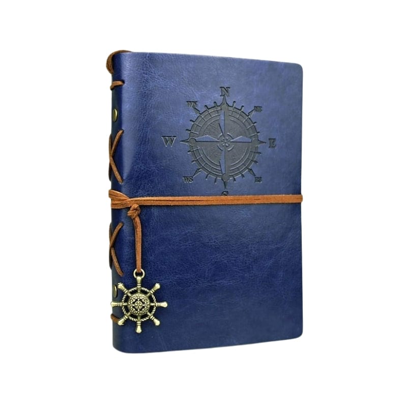 Bleu Carnet De Voyage Simili Univers du Voyage