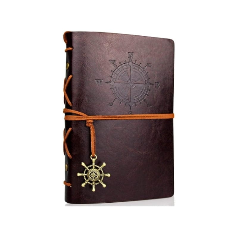 Marron Carnet De Voyage Simili Univers du Voyage