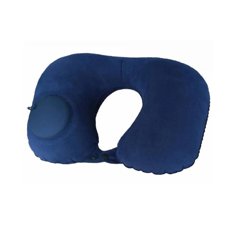 Bleu Marine Coussin de Voyage Nuque Gonflable Univers du Voyage