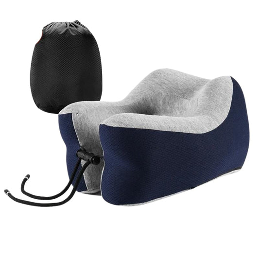 Bleu Coussin Nuque Voyage Univers du Voyage
