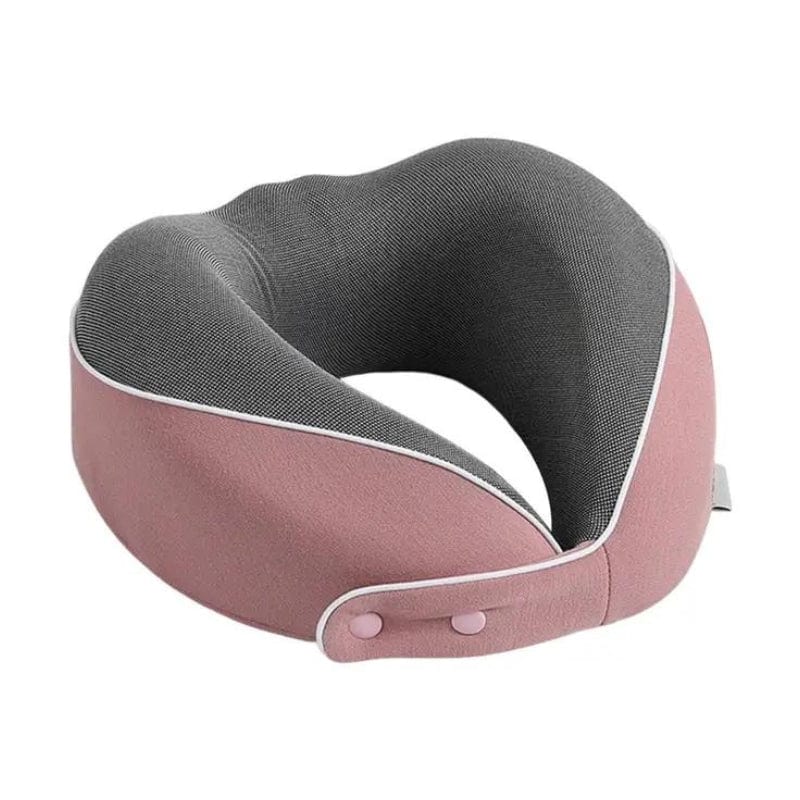 Rose Coussin Pliable De Voyage Univers du Voyage