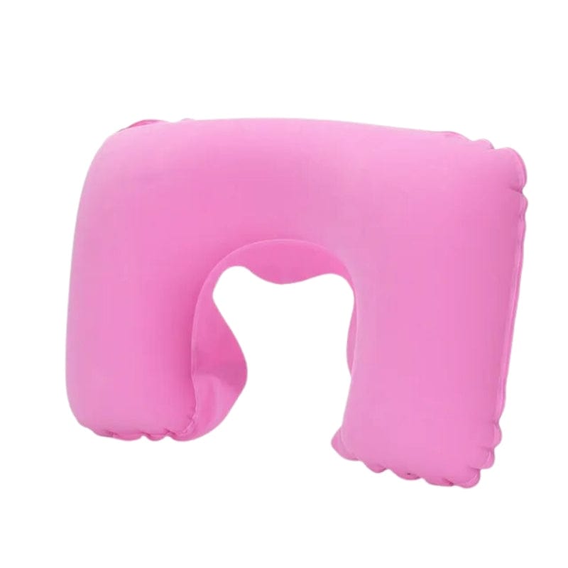 Rose Coussin Tour De Cou Gonflable Voyage Univers du Voyage