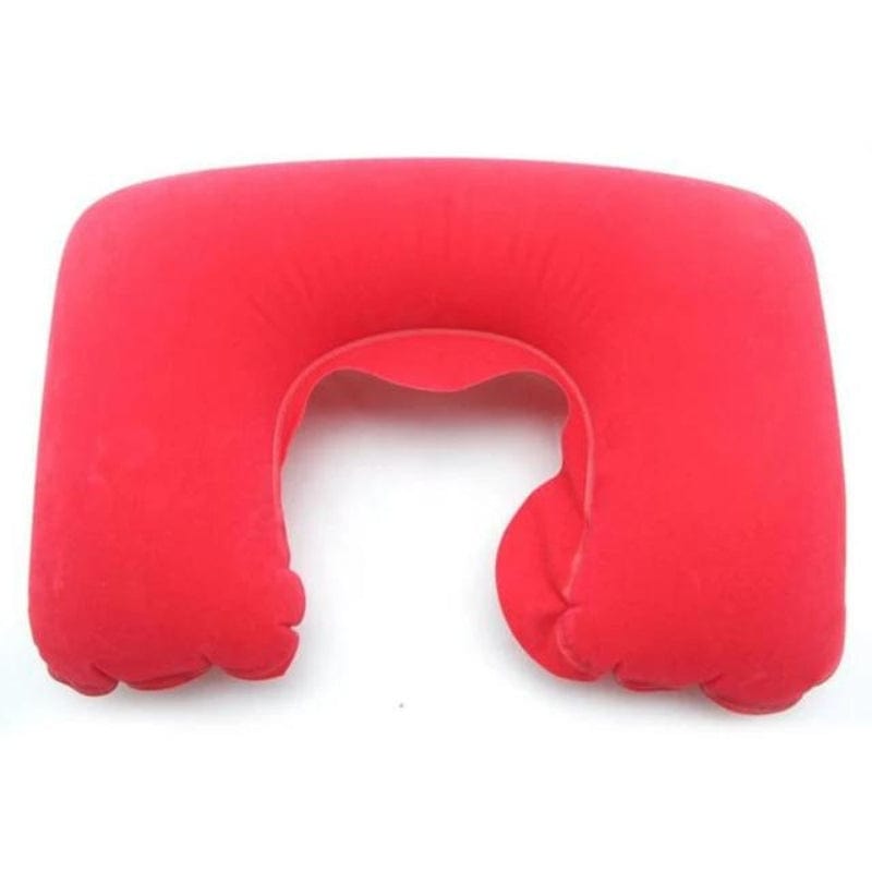 Rouge Coussin Tour De Cou Gonflable Voyage Univers du Voyage