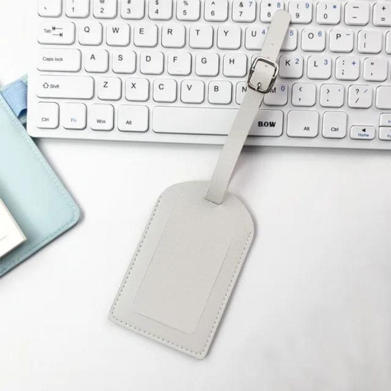 Blanc 1 Pièce Etiquette À Bagage Luxe Univers du Voyage