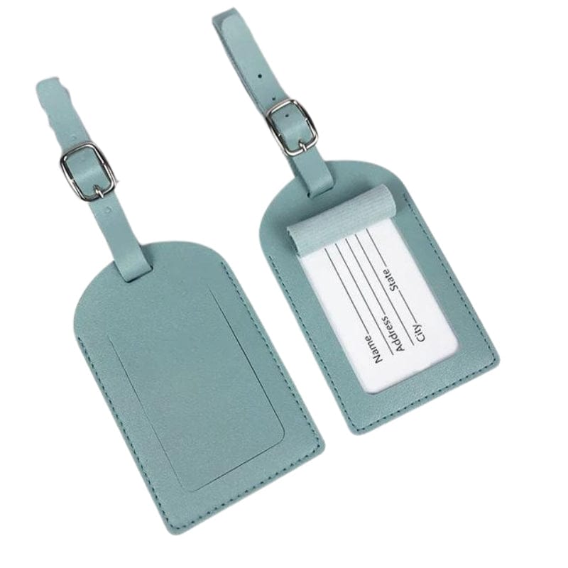 Bleu ciel 2 Pièces Etiquette À Bagage Luxe Univers du Voyage