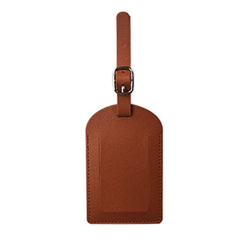 Marron 1 Pièce Etiquette À Bagage Luxe Univers du Voyage
