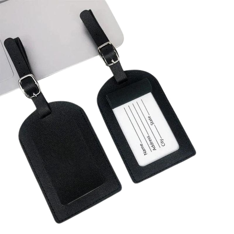 Noir 2 Pièces Etiquette À Bagage Luxe Univers du Voyage