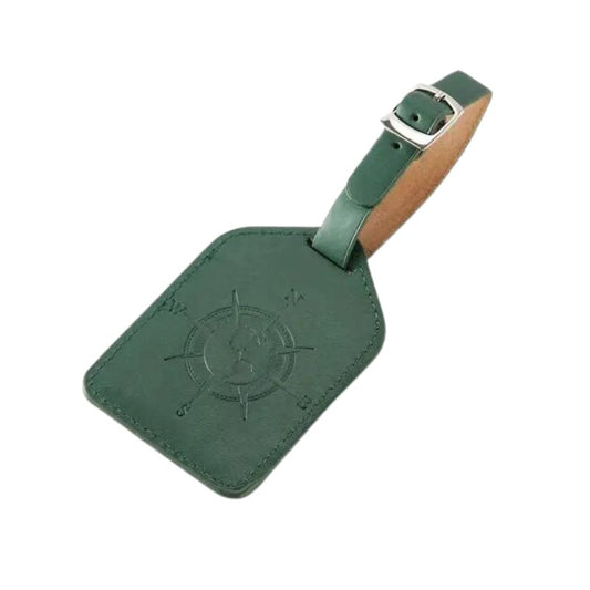 Vert Étiquette Bagage Simili Univers du Voyage