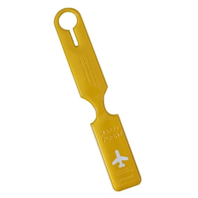 Jaune Étiquette Valise Univers du Voyage