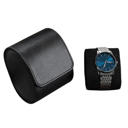 Noir Etui Montre Voyage Univers du Voyage