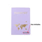 Violet Etui Passeport Personnalisable Univers du Voyage