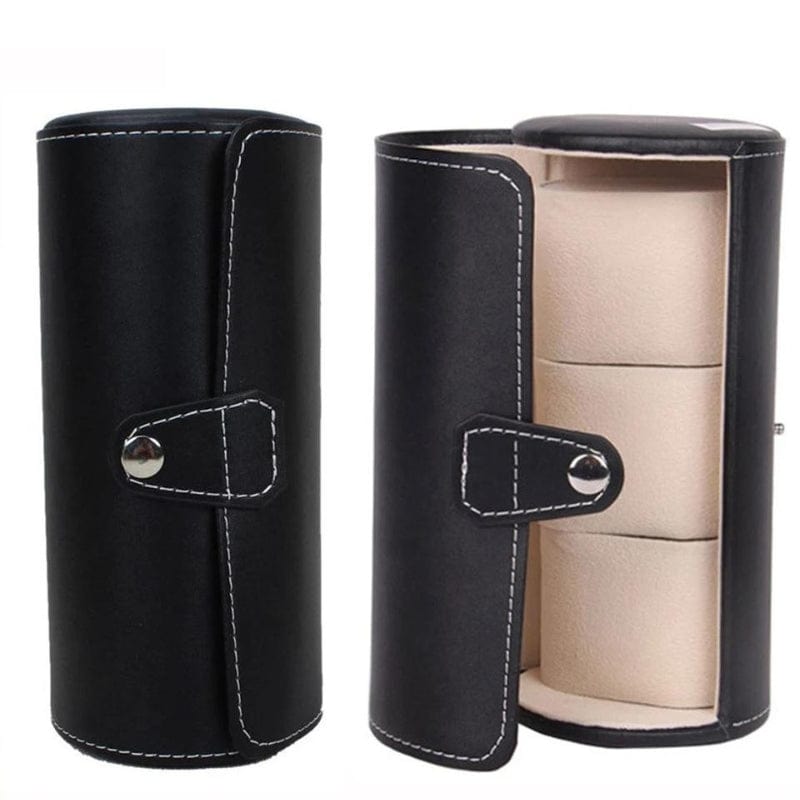 Etui pour Montres de Voyage en Simili Univers du Voyage
