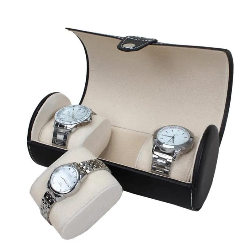 Etui pour Montres de Voyage en Simili Univers du Voyage