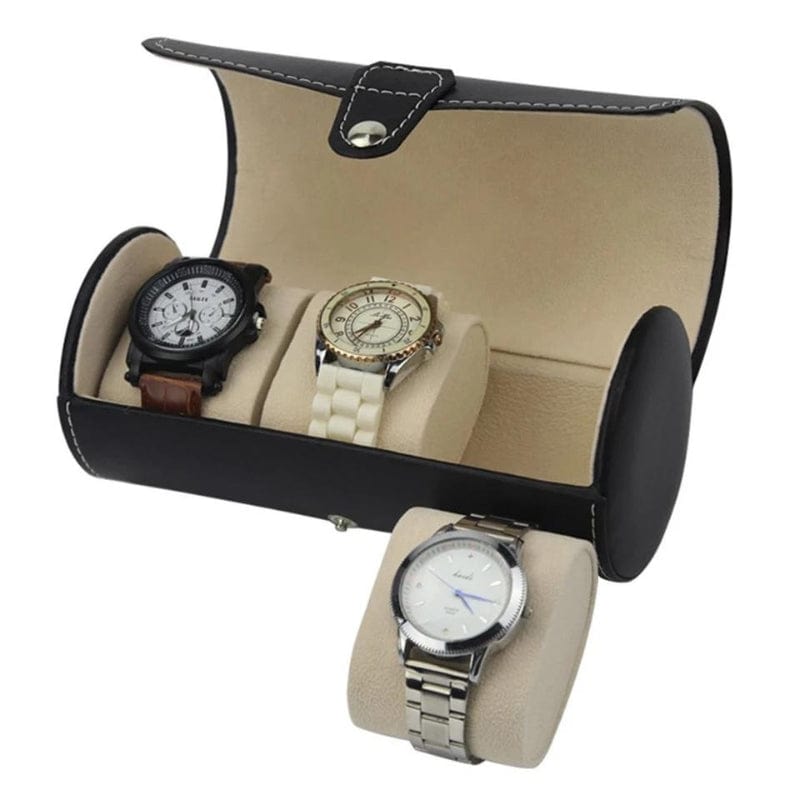 Etui pour Montres de Voyage en Simili Univers du Voyage