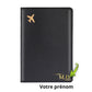 Etui Protège Passeport PU Personnalisé Univers du Voyage
