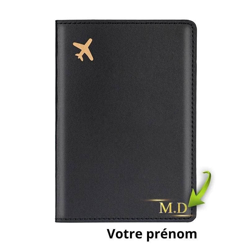 Etui Protège Passeport PU Personnalisé Univers du Voyage