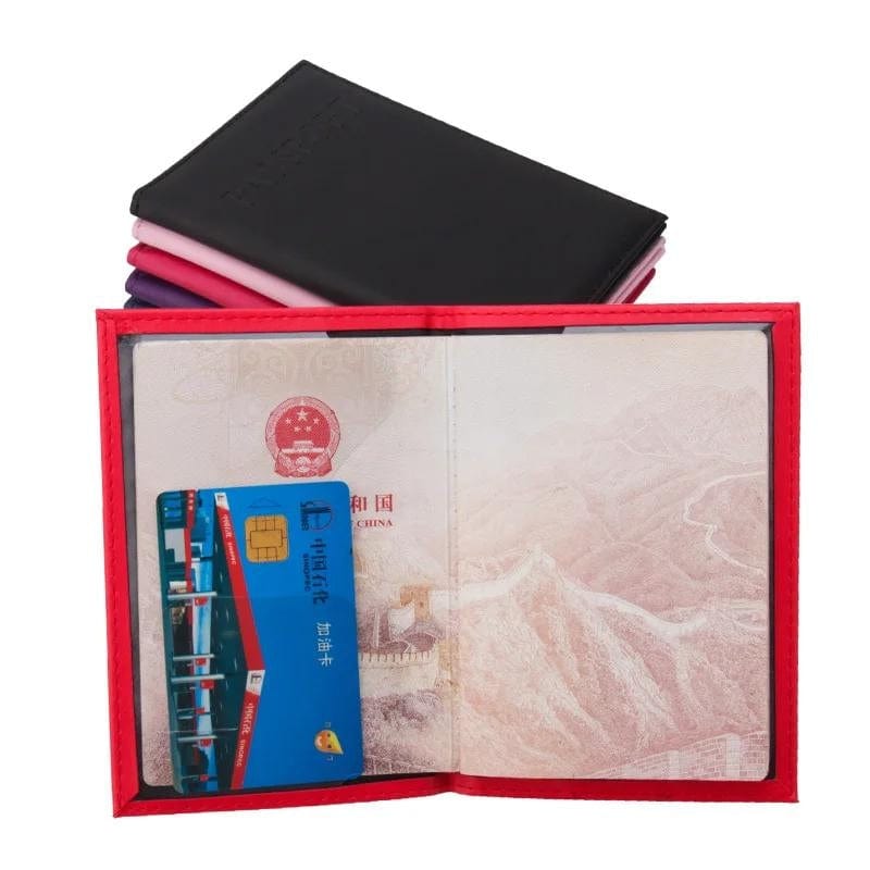 Etui Protège Passeport Univers du Voyage
