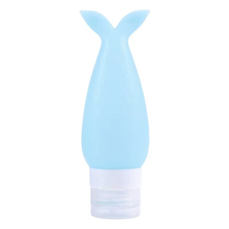 Bleu / 48ml Flacon Vide pour Voyage en Silicone Univers du Voyage