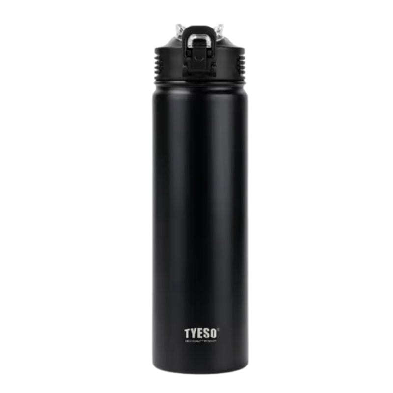 Noir / 750ML Gourde Acier Inoxydable Univers du Voyage