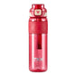 Rose / 600ml Gourde Avec Paille Intégrée Univers du Voyage