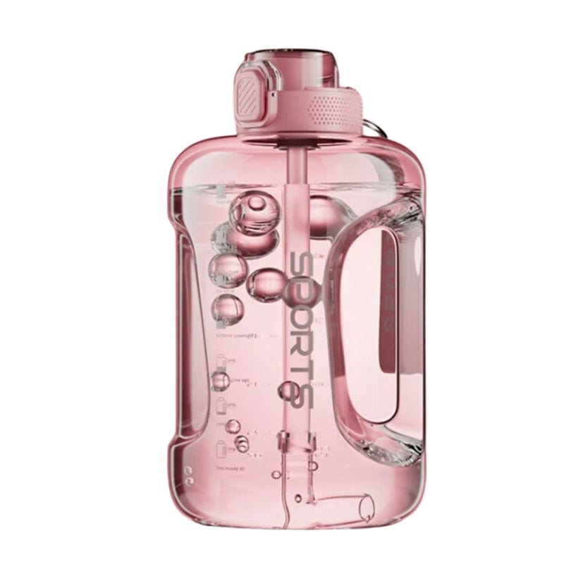 Rose / 1700ML Gourde Bidon Univers du Voyage