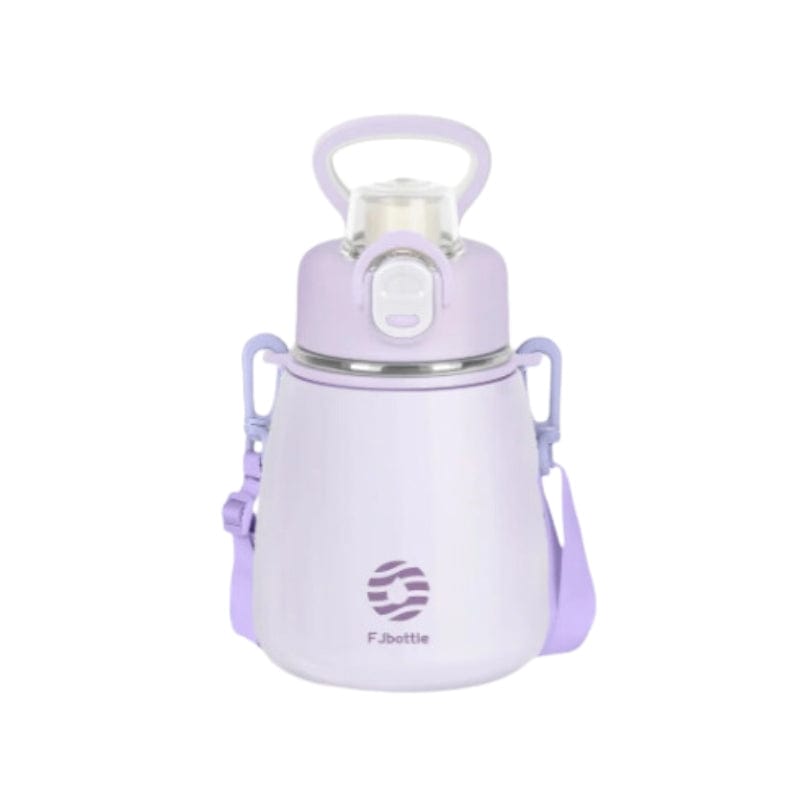 Violet / 600ml Gourde Inox Enfant Univers du Voyage