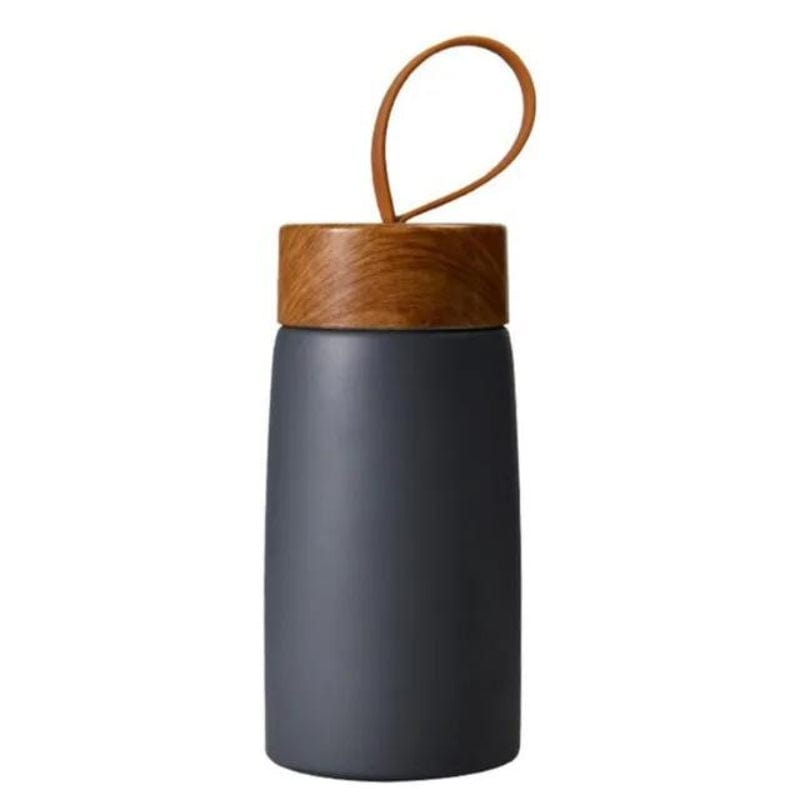 Gris Gourde Thermos Univers du Voyage