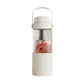 Blanc / 400ml Gourde Verre Infuseur Univers du Voyage