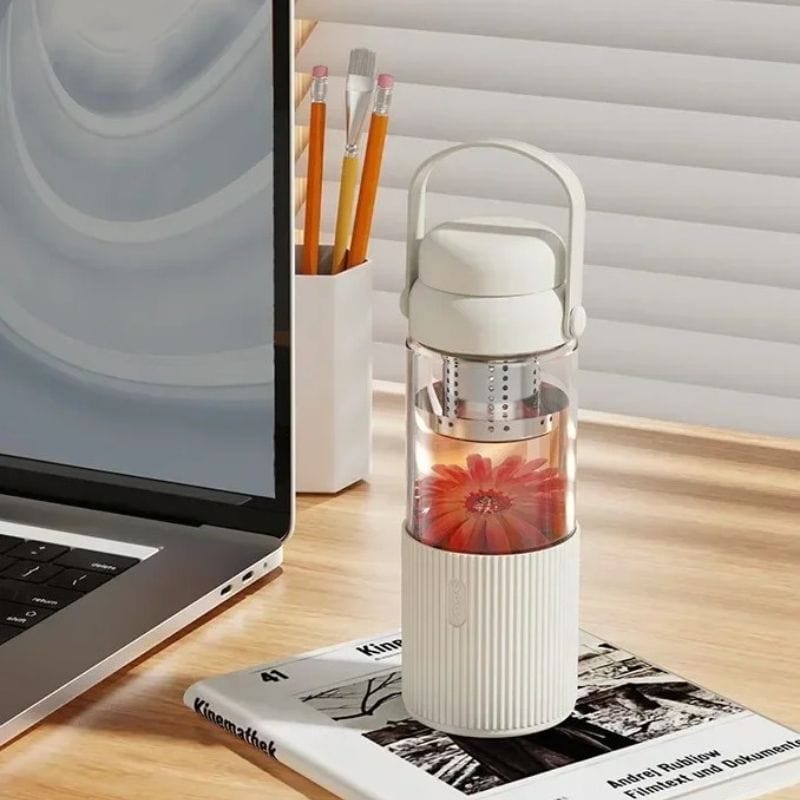 Gourde Verre Infuseur Univers du Voyage