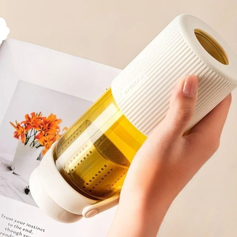 Gourde Verre Infuseur Univers du Voyage