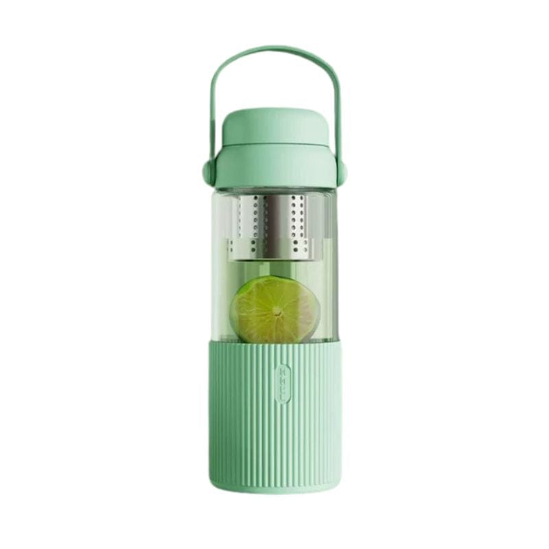 Vert / 400ml Gourde Verre Infuseur Univers du Voyage