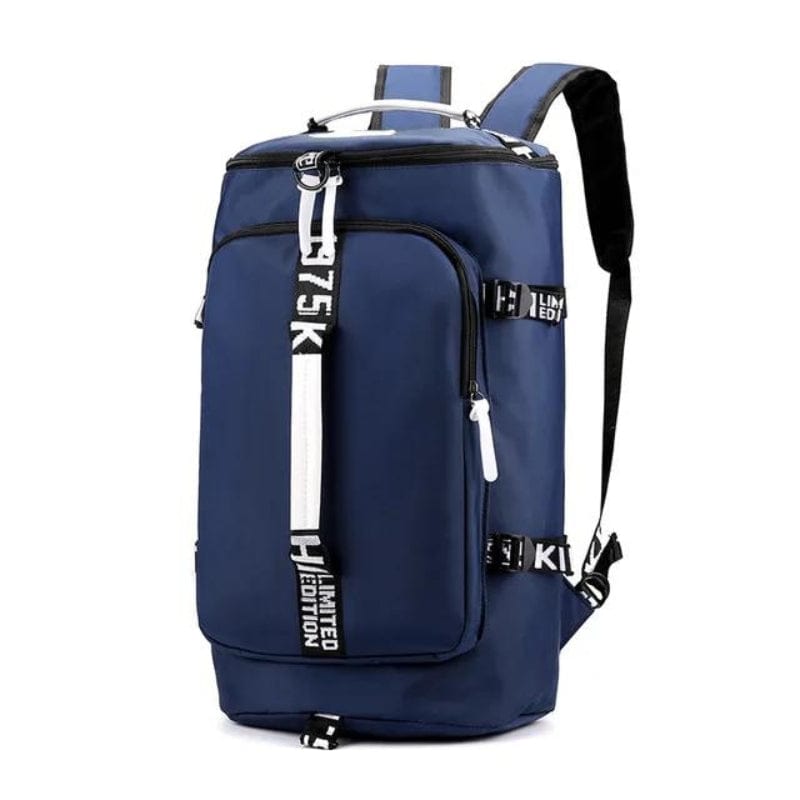 Bleu Grand Sac à Dos Bandoulière Univers du Voyage