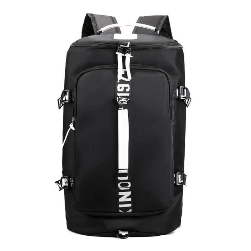 Noir Grand Sac à Dos Bandoulière Univers du Voyage