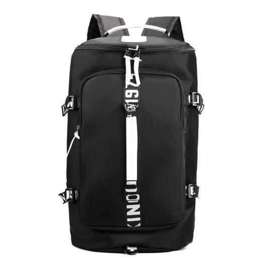 Noir Grand Sac à Dos Bandoulière Univers du Voyage