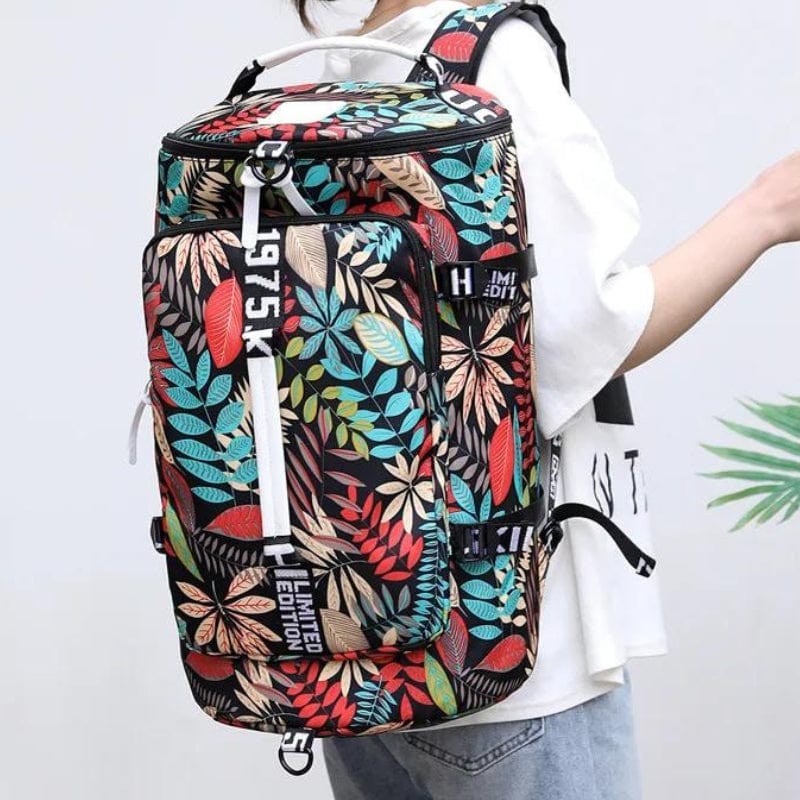 Grand Sac à Dos Bandoulière Univers du Voyage