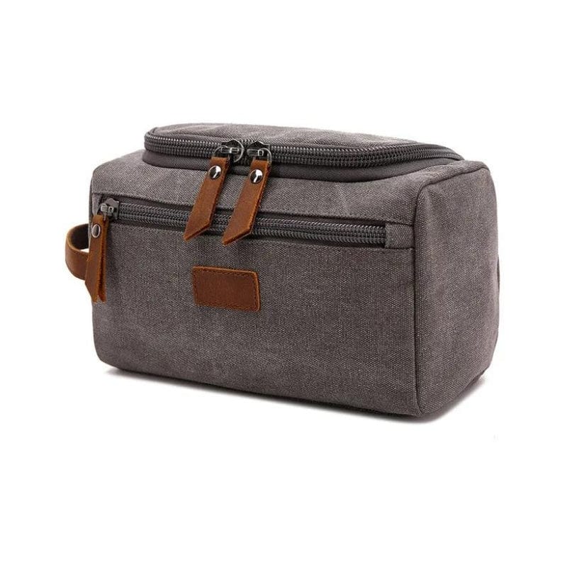 Gris Grande Trousse de Toilette pour Homme Univers du Voyage