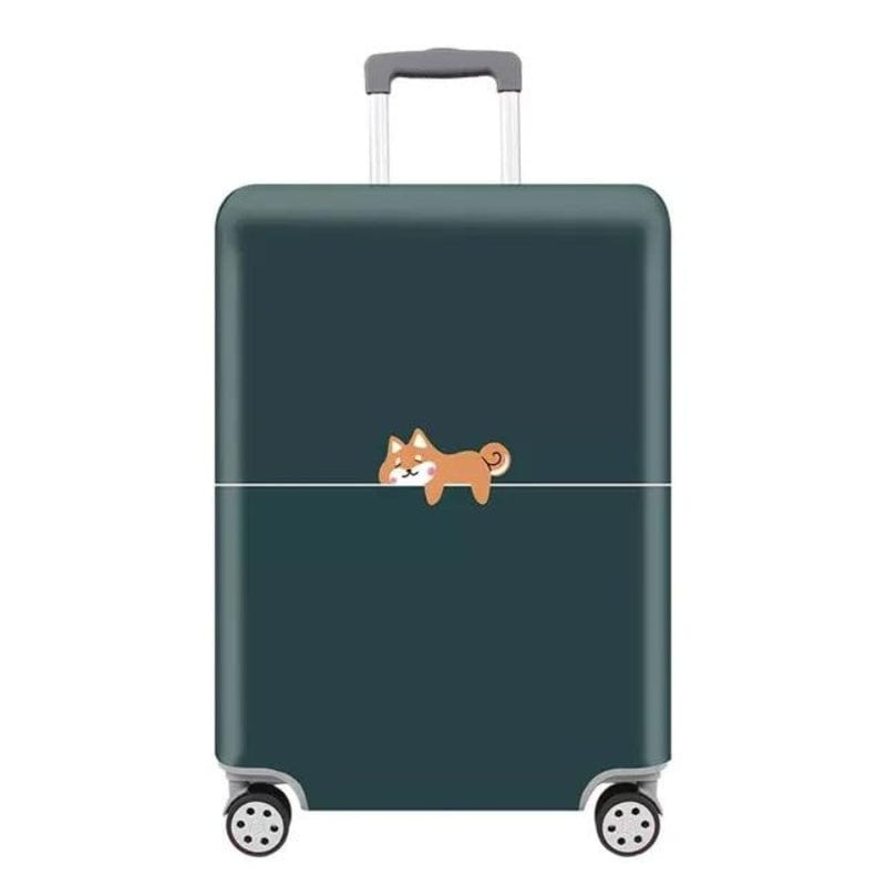 Bleu Motif Chien / S Housse De Protection Pour Valises Univers du Voyage
